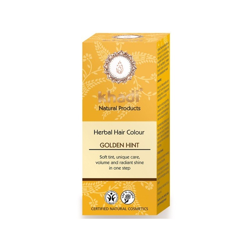 KHADI COLOR HERBAL RUBIO TOQUE DORADO 100G